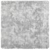 vidaXL R&yacute;jamotta me&eth; H&aacute;u Flosi NAVARRA Silfurgr&aacute;r 120x120 cm Polyester