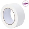 vidaXL M&aacute;lara Maskeringar T&Yacute;PUR 50 pcs Hv&iacute;tt 50mm x 50m Papp&iacute;r