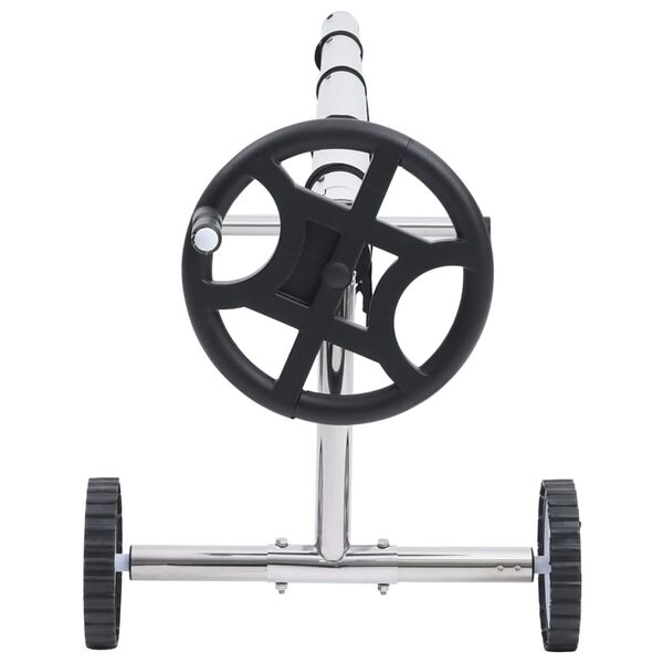 vidaXL Kefli fyrir Sundlaugaryfirbrei&eth;slu me&eth; Ry&eth;fr&iacute;um St&aacute;lgrunni