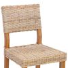 vidaXL Bor&eth;st&oacute;ll 2 pcs N&aacute;tt&uacute;rulegur 46 x 55 x 84 cm Kubu rattan