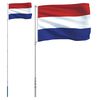 vidaXL Hollandsf&aacute;ni og St&ouml;ng 5,5 m &Aacute;l
