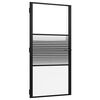 vidaXL Glerhur&eth; Randir Svartur 102,5 x 3,5 x 201,5 cm &Aacute;l
