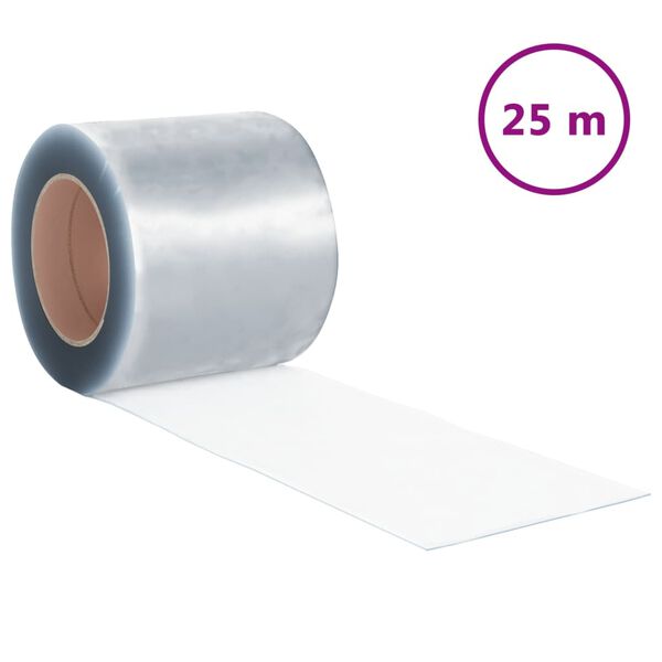 vidaXL Plaststrimlar &aacute; R&uacute;llu PVC 1,6mm x 200mm 25 m