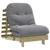 vidaXL Svefns&oacute;fagrind me&eth; D&yacute;nu 70x206x11 cm Gagnvarin Fura