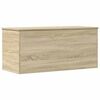 vidaXL Geymslubox Sonoma Eikarlitur 100x42x46 cm Samsettur Vi&eth;ur