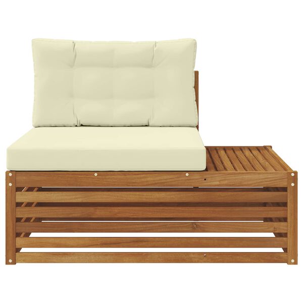 vidaXL &Uacute;tiv&ouml;ru enda s&oacute;fi N&aacute;tt&uacute;rulegur 115 x 83 x 73 cm Hrein akas&iacute;utr&eacute;