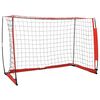 vidaXL F&oacute;tboltamark 184x91x124,5 cm St&aacute;l