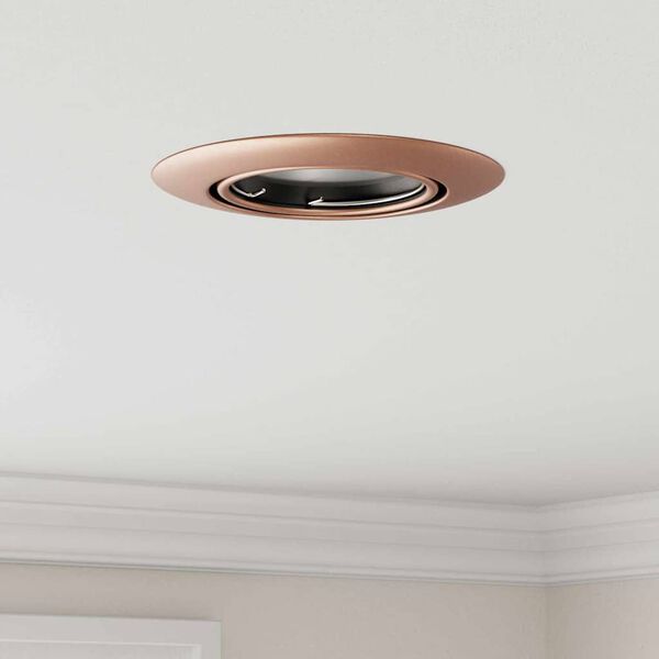 vidaXL Spotlight 6 pcs copper 9 x 9 x 2.5 cm metal