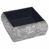 vidaXL Vaskur Svartur 30x30x13 cm Marmari