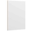 vidaXL Skreyting spj&ouml;ld 12 pcs Hv&iacute;tt 15 x 21 x 0.27 cm Samsettur vi&eth;ur