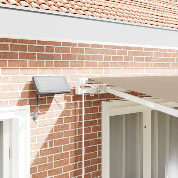 vidaXL H&aelig;gt a&eth; draga saman skyggni Drapplita&eth;ur 350 x 250 cm