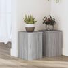 vidaXL Pl&ouml;ntustandar 2 stk Gr&aacute;r Sonoma 20x20x30 cm Samsettur Vi&eth;ur