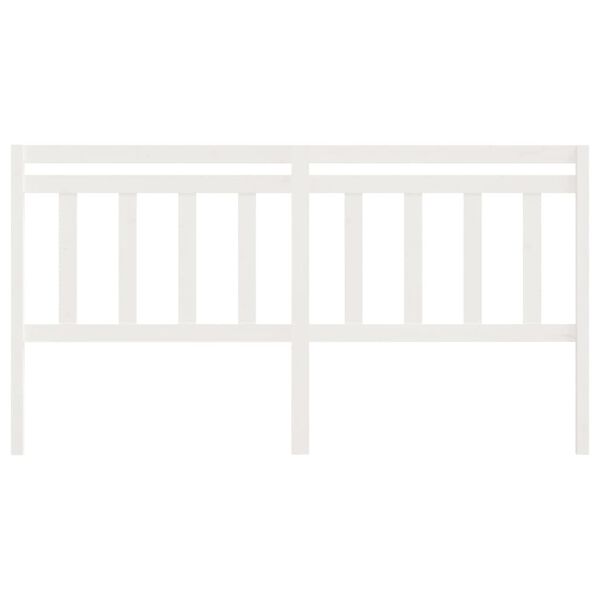 vidaXL H&ouml;f&eth;agafl fyrir R&uacute;m Hv&iacute;tur 206x4x100 cm Gegnheil Fura