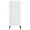 806136 vidaXL Sideboard High Gloss White 57x35x90 cm Chipboard