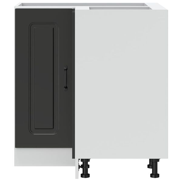 vidaXL Eldh&uacute;s Horn Undirsk&aacute;pur Kalmar Svartur Samsettur Vi&eth;ur