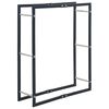 vidaXL Eldivi&eth;argrind Sv&ouml;rt 80x25x100 cm St&aacute;l