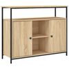 vidaXL skenkur &uacute;r Sonoma eik 100x35x80 cm verkfr&aelig;&eth;ilega vi&eth;arlitu&eth;u
