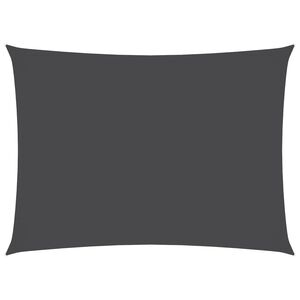 vidaXL S&oacute;lskyggni S&oacute;lsegl Oxfordd&uacute;kur R&eacute;tthyrnt 3x5 m Reykgr&aacute;tt