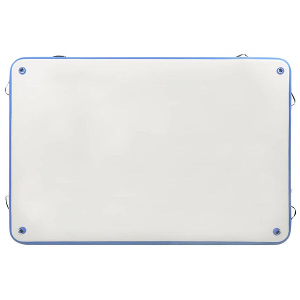 vidaXL Uppblásanleg Dýna Blá og Hvít 200x150x15 cm