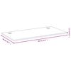 vidaXL Bor&eth;plata 80x40x1,5 cm Bambus