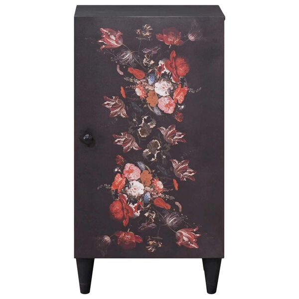 vidaXL Geymsk&aacute;pur me&eth; hur&eth; Marglitur 40 x 33,5 x 75 cm Hart mang&oacute;tr&eacute;