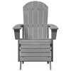 vidaXL Adirondack st&oacute;ll Lj&oacute;sgr&aacute;r 82 x 74 x 92 cm HDPE