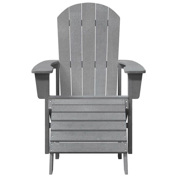vidaXL Adirondack st&oacute;ll Lj&oacute;sgr&aacute;r 82 x 74 x 92 cm HDPE