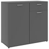 vidaXL Skenkur Gr&aacute;r 80x36x75 cm Sp&oacute;naplata