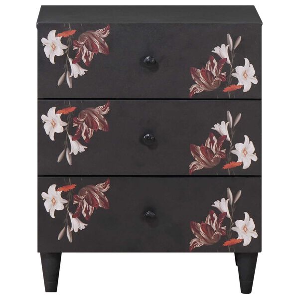 vidaXL N&aacute;ttbor&eth; me&eth; sk&uacute;ffu Marglitur 50 x 33 x 60 cm Hart mang&oacute;tr&eacute;