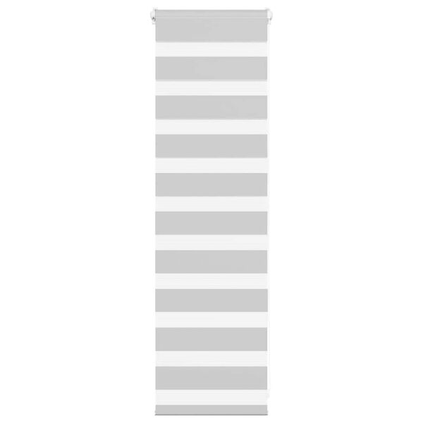 vidaXL Zebra Gard&iacute;na Lj&oacute;sgr&aacute; 40x100 cm Efni Breidd 35,9 cm P&oacute;l&yacute;ester