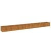 vidaXL upph&aelig;kka&eth; gar&eth;be&eth; 482x50x36 cm &uacute;r corten st&aacute;li