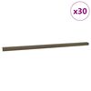 vidaXL Tr&ouml;ppukantar 30 pcs Br&uacute;nn 67 x 3 x 2 cm &Aacute;l