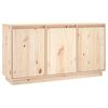 fvidaXL Skenkur 111x34x60 cm Gegnheil Fura