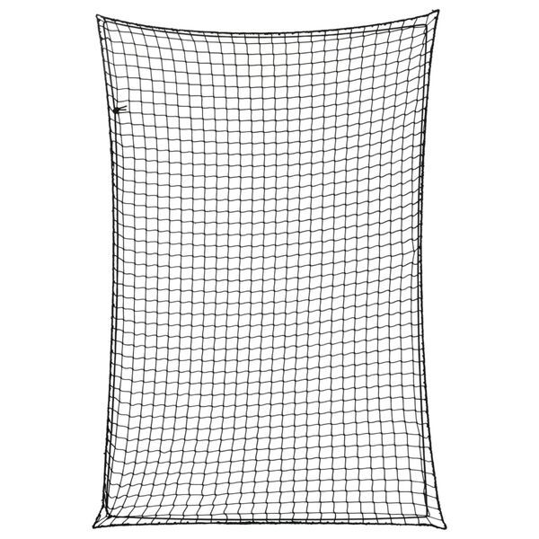vidaXL Kerrunet með Teygjanlegu Reipi Svart 2,2x1,5 m PP