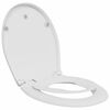 vidaXL WC sete Hv&iacute;tt 47 x 37 x 4 cm Duroplast