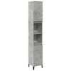 vidaXL Ba&eth;herbergissk&aacute;pur Steypugr&aacute;r 30x30x190 cm Samsettur Vi&eth;ur