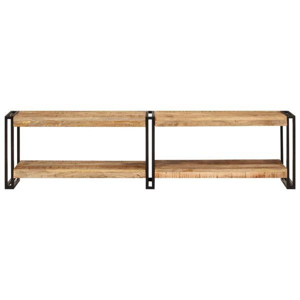 vidaXL Sjónvarpsskápur 160x30x40 cm Gegnheill Mangóviður