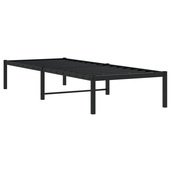 vidaXL R&uacute;mgrind &uacute;r M&aacute;lmi Sv&ouml;rt 80x200 cm