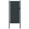 vidaXL Gir&eth;ingarhli&eth; &uacute;r PVC og St&aacute;li 100x124 cm antras&iacute;t