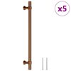 vidaXL Skápur Handföng 5 stk Bronslitað 192 mm Ryðfrítt stál