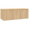 vidaXL Sj&oacute;nvarpssk&aacute;pur Steypugr&aacute;r 80x34x30 cm Samsettur Vi&eth;ur