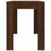vidaXL Borðstofuborð Brúnn Eikarlitur 120x60x76 cm Samsettur Viður