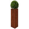 vidaXL Gr&oacute;&eth;urker 30x26x75 cm Corten St&aacute;l