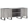 vidaXL Pl&ouml;tusk&aacute;pur Steypugr&aacute;r 121x38x48 cm Samsettur Vi&eth;ur