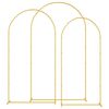 vidaXL Br&uacute;&eth;kaupsbogi 3 pcs gold St&aacute;l