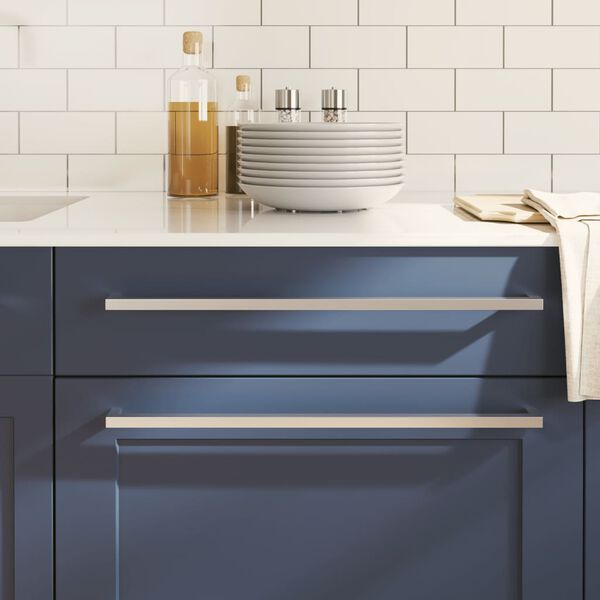 vidaXL Sk&aacute;pahandf&ouml;ng 20 stk. Silfurlitu&eth; 480 mm Ry&eth;fr&iacute;tt st&aacute;l