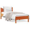 vidaXL R&uacute;mgrind &aacute;n D&yacute;nu Vaxbr&uacute;n 100x200 cm Gegnheil Fura