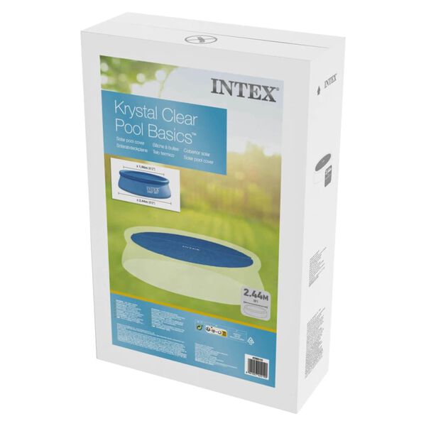 Intex S&oacute;laryfirbrei&eth;sla fyrir Sundlaug Bl&aacute; 206 cm P&oacute;l&yacute;t&yacute;len