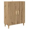 vidaXL Vi&eth;beinteyfla Artisan Eik 70 x 34 x 90 cm Samsettur vi&eth;ur