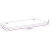 vidaXL Bor&eth;plata 80x40x2,5 cm Bambus